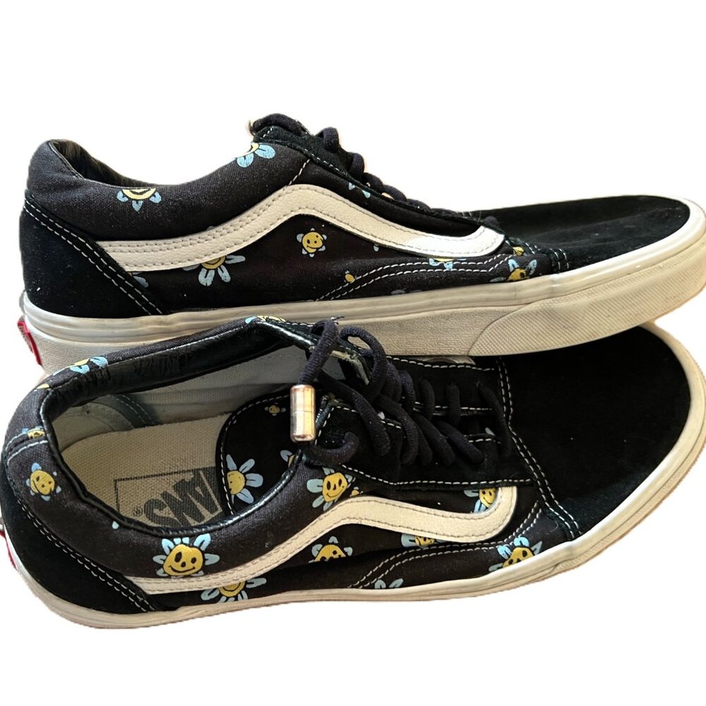 VANS Off the Wall Old Skool Trippy Grin Floral Shoes Women's US 11 Men's US 9.5 - Picture 5 of 12